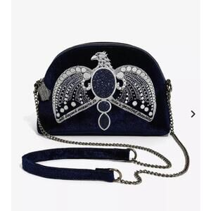 Danielle Nicole Velvet Harry Potter Ravenclaw Diadem Purse Blue Velvet Crossbody